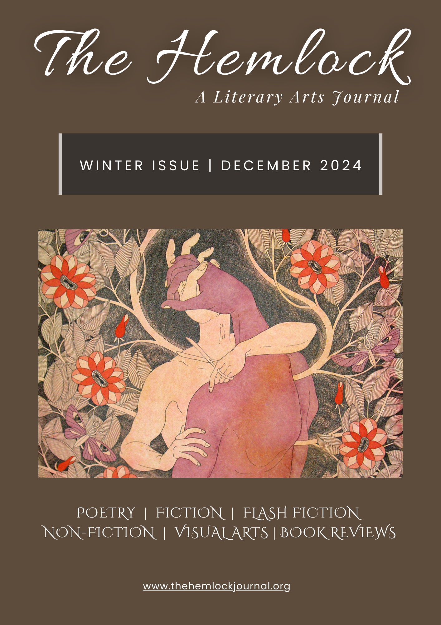 Front cover of The Hemlock Winter Issue 2024 (Issue 06)