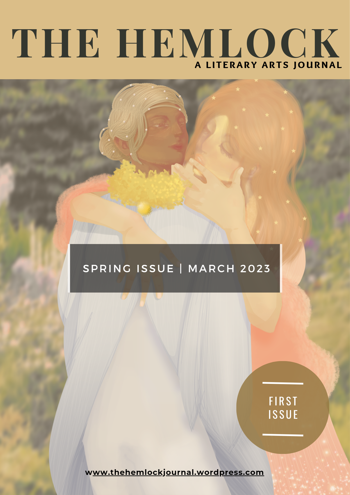 Front cover of The Hemlock Spring Issue 2023 (Issue 01)