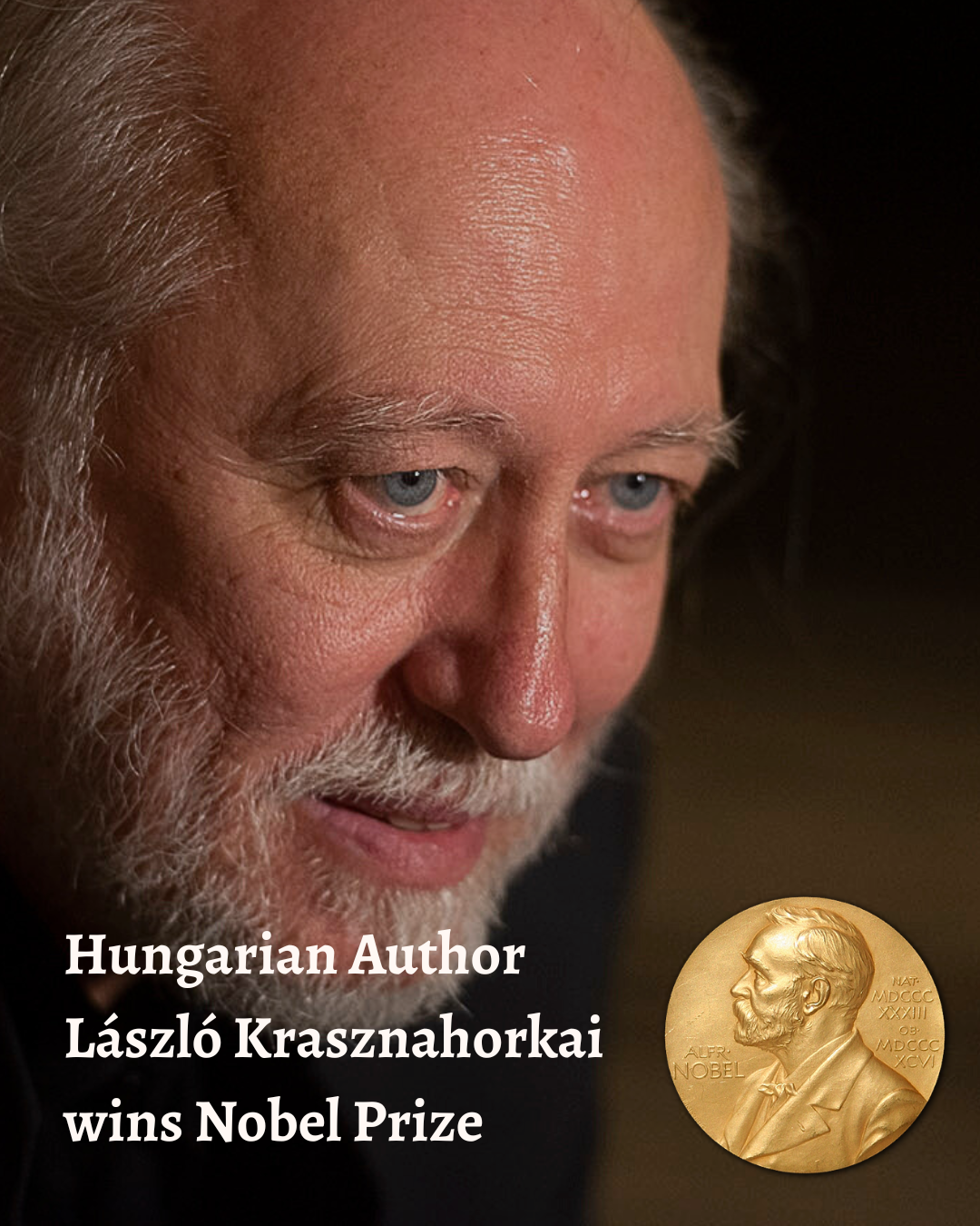 Hungarian Author, László Krasznahorkai, wins Nobel Prize in Literature, 2025