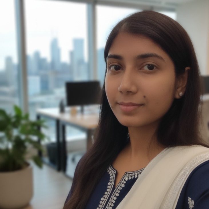 A photograph of Shazia Parveen. 