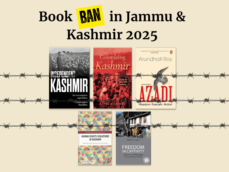 Book Ban in Jammu & Kashmir 2025: Literature Struggles for&nbsp;Voice