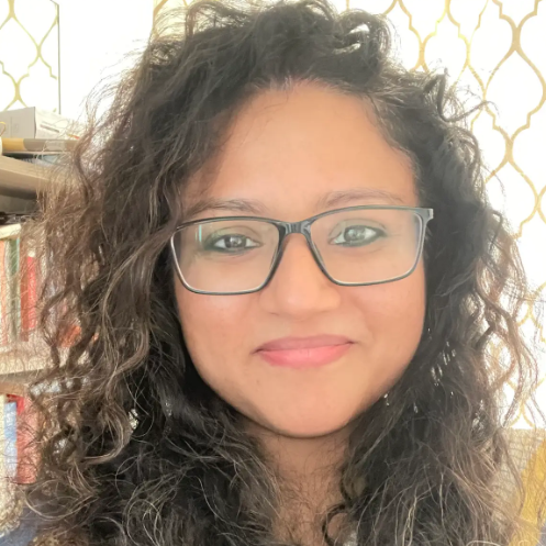A photograph of Aditi Dasgupta. 