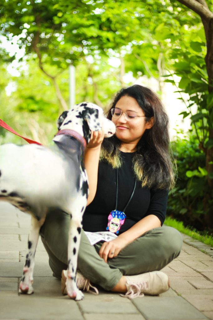 A photograph of Aditi Dasgupta. 