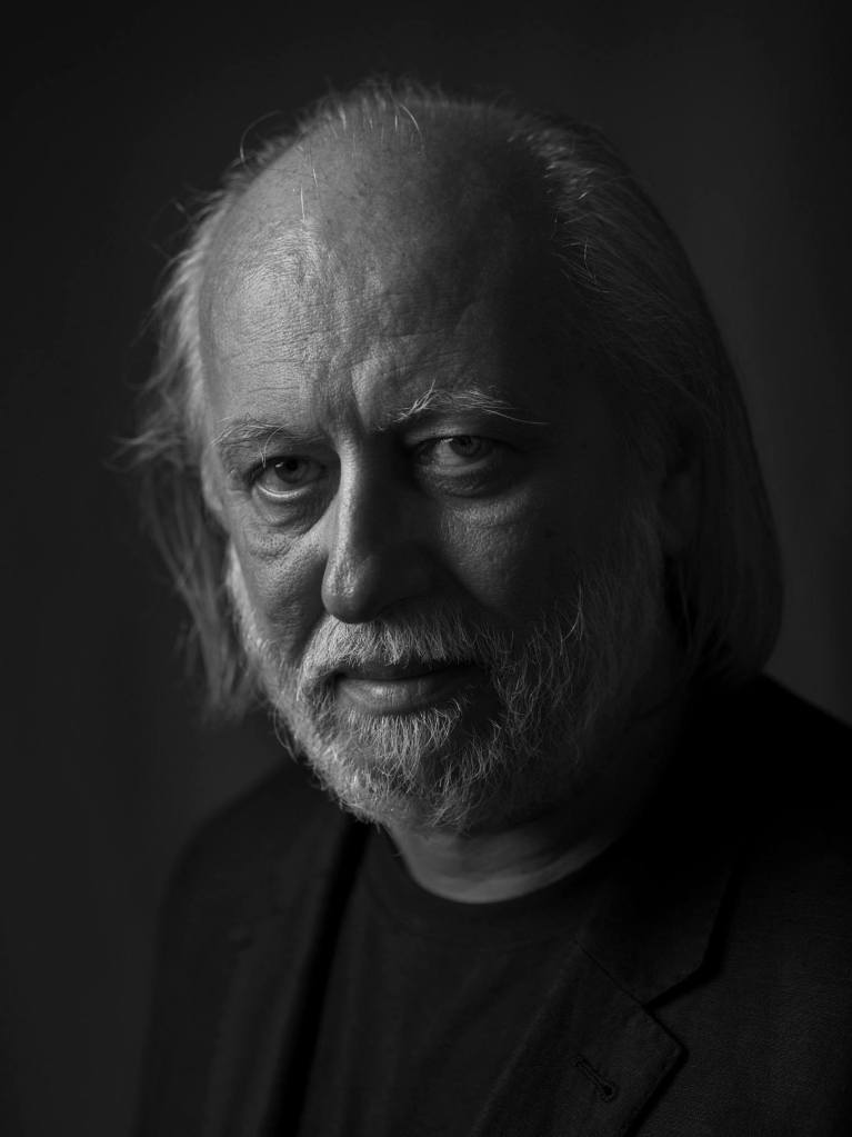 A photograph of László Krasznahorkai.