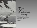 Thumnail of The Iceberg Theory: Writing That Shows Less but Means More