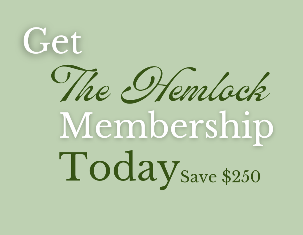 Introducing The Hemlock Membership: Unlock $300+ value for just $50