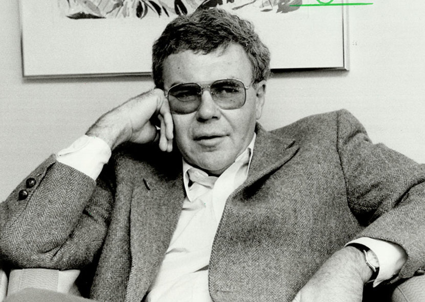 A photograph of Raymond Carver. 