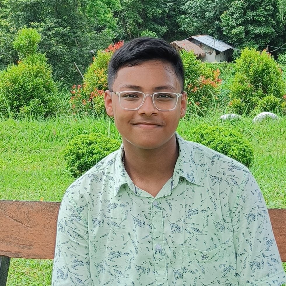 A photograph of Krisht Saikia. 