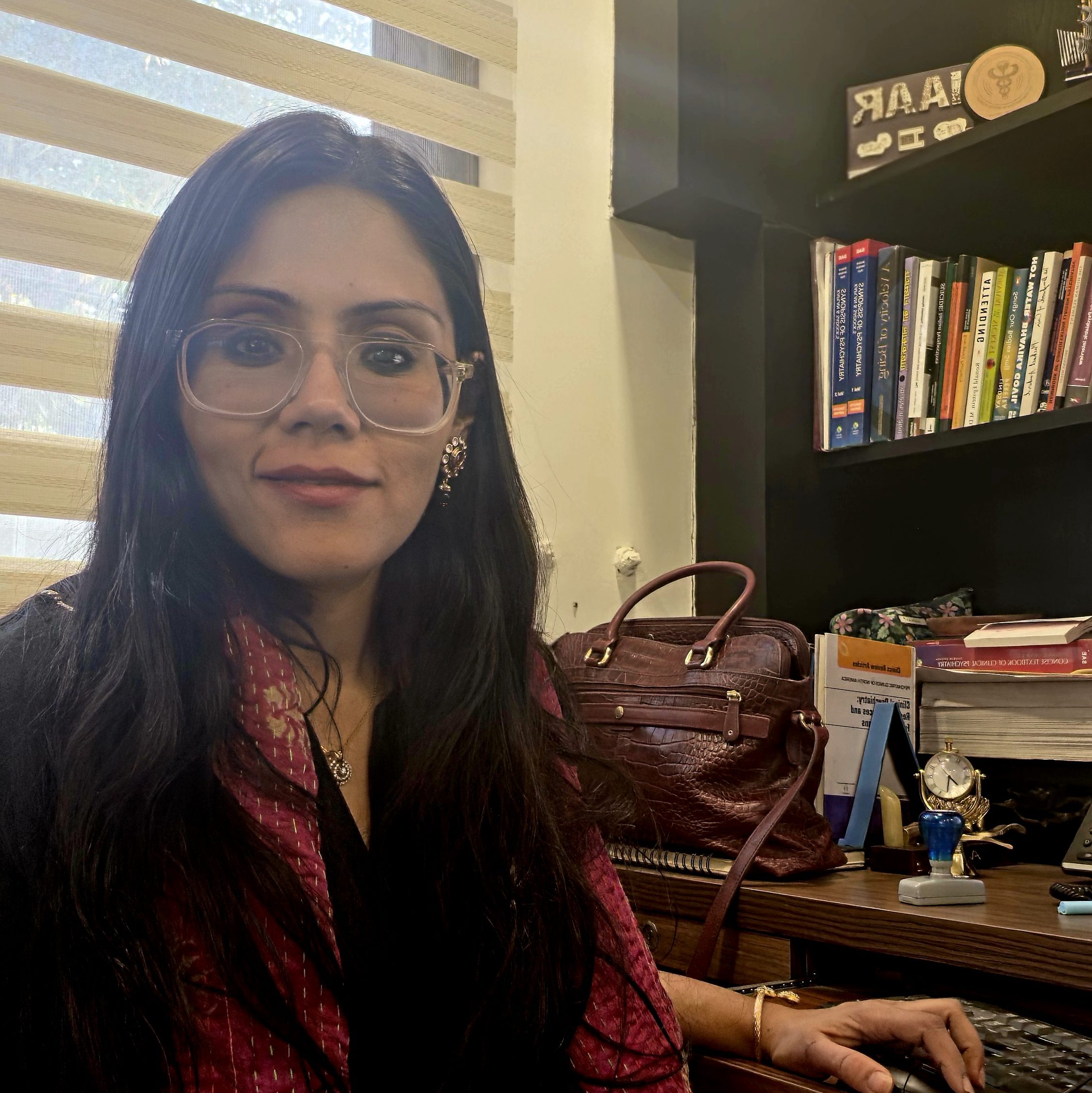 A photograph of Ananya Mahapatra. 