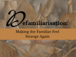Thumbnail of Defamiliarisation: Making the Familiar Feel Strange Again