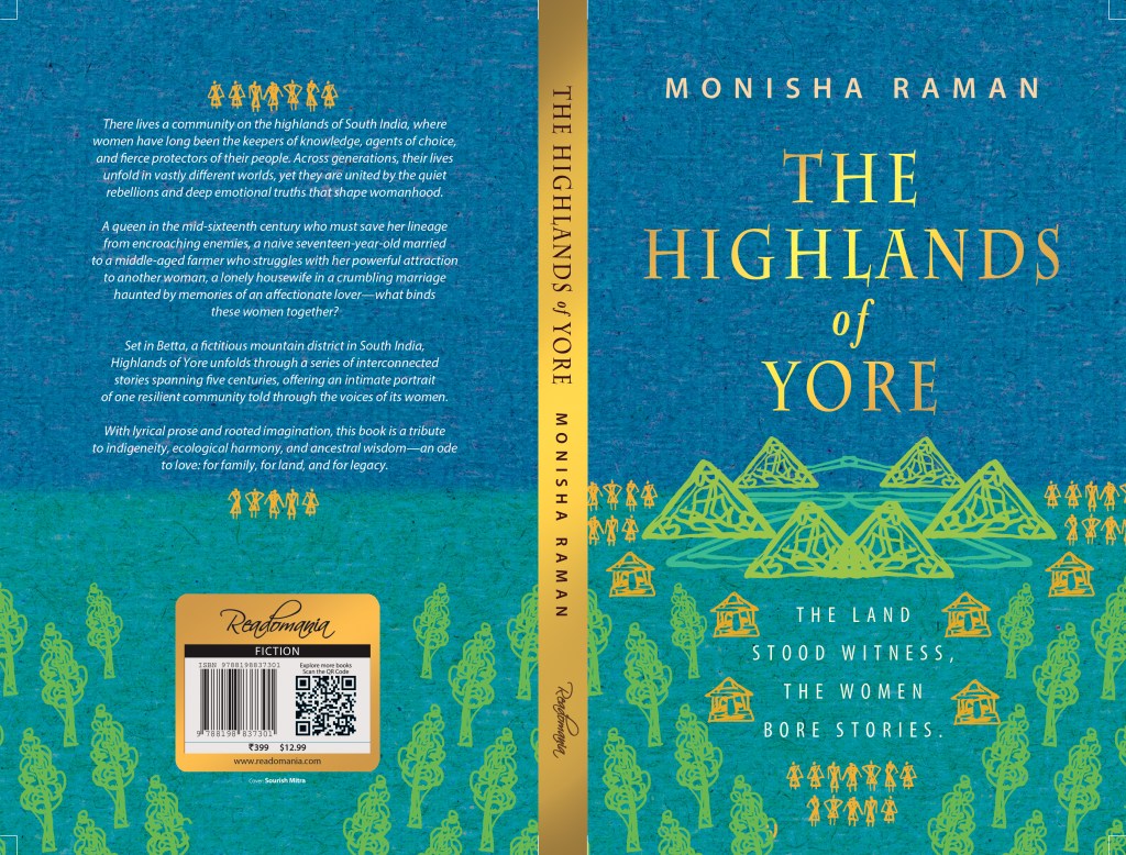 Full cover of 'The Highlands of Yore' by Monisha Raman. 